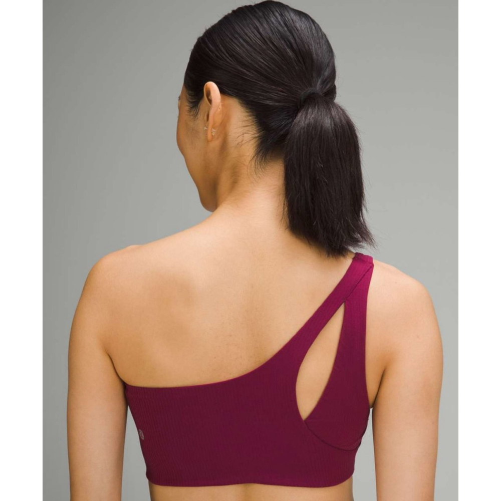 Lululemon Ribbed Nulu Asymmetrical Yoga Bra *Light Support size 12 - Picture 2 of 5
